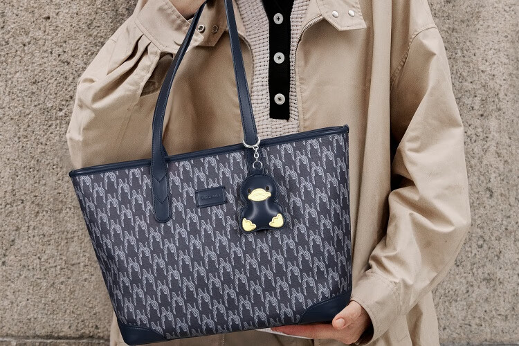 NUCELLE Angelababy's Duck Tote Bag, 2026 Light Luxury Niche Commuter Shoulder Bag for Women, Birthday Gift 17