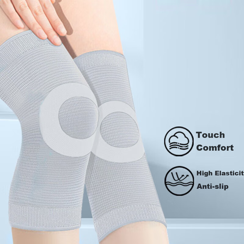 LAC Thin Knee Brace for All Seasons, Sports Knee Support for Men And Women, Athletic Knee Protector, Knee Protection Device with Compression And Anti-Slip Desig