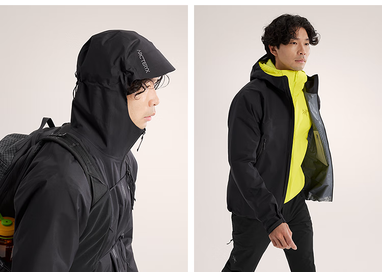 ARC'TERYX BETA JACKET GORE-TEX Men's Hard Shell Jacket Blue Black M 4