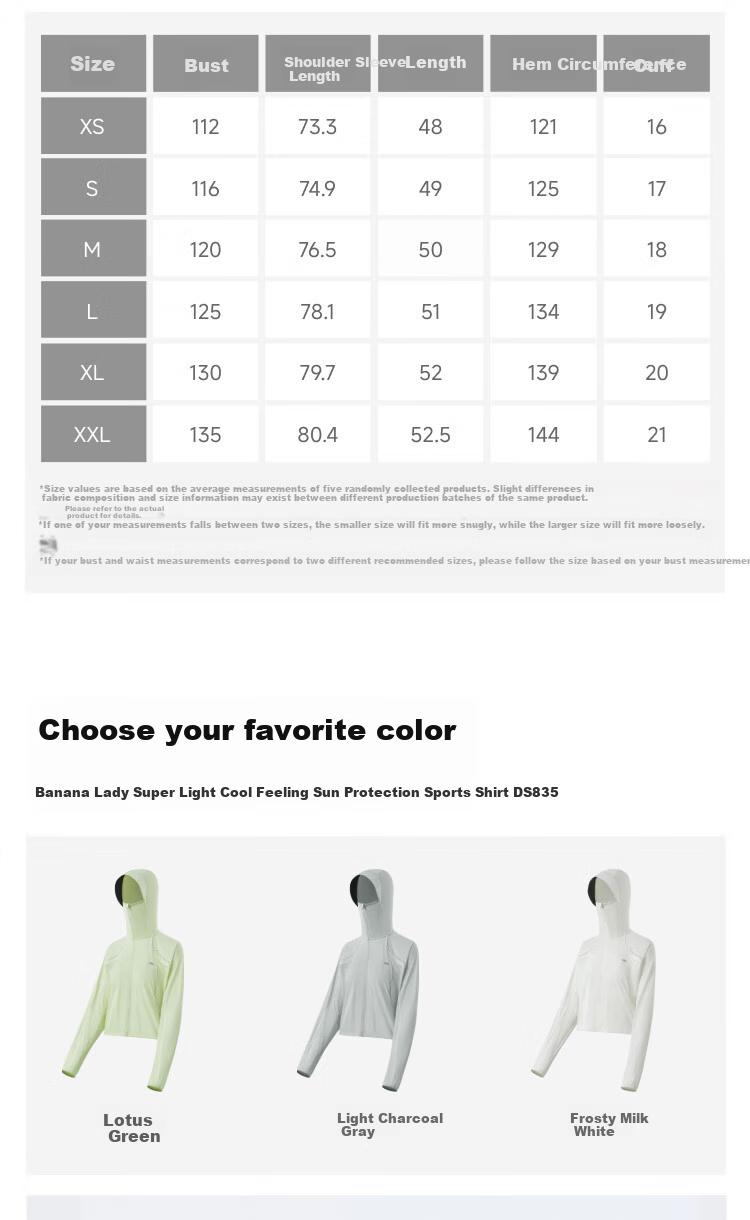 Beneunder Women's Sun Protection Clothing, Summer Ultra-Light Cool-Feeling Sun Protection Garment, Outdoor Sports Loose Jacket DS835 25