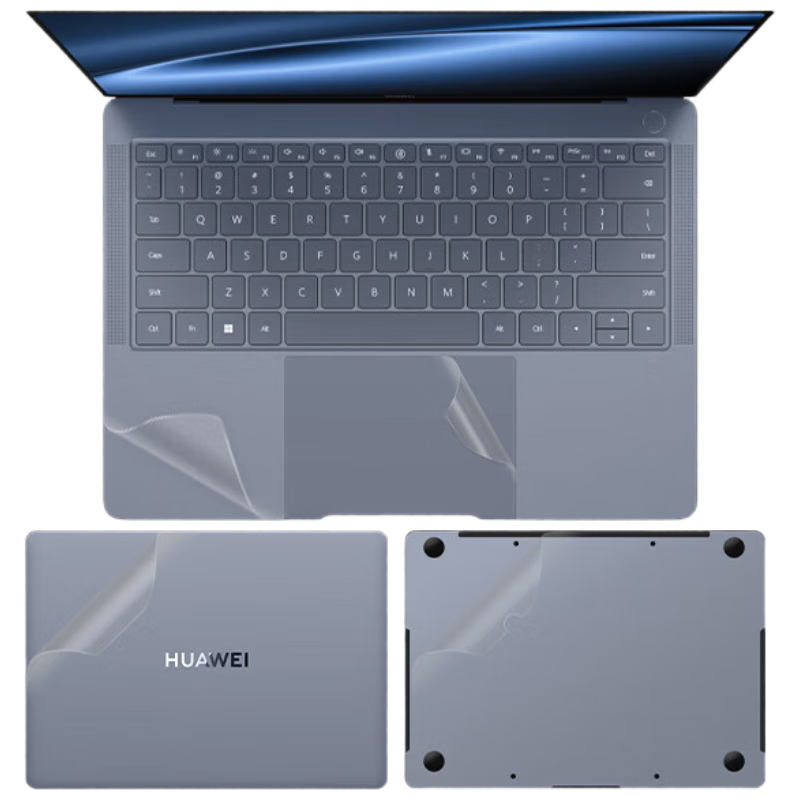 Jiasu Huawei MateBook X Pro 2025/24 Model Case Film, Core Ultra Full Set Body Film, Frosted Transparent Outer Shell Film Protective Sticker
