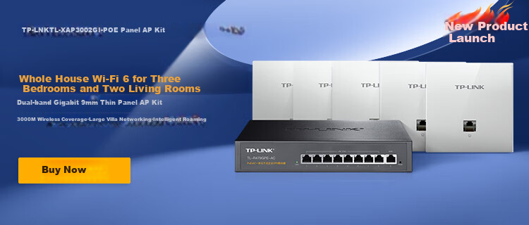 TP-LINK AX3000 Wi-Fi6 Panel AP for Large Homes, Whole-House Wireless Mesh Networking, PoE Power Supply, AC Management, TL-XAP3000GI Easy Expansion Versio 1