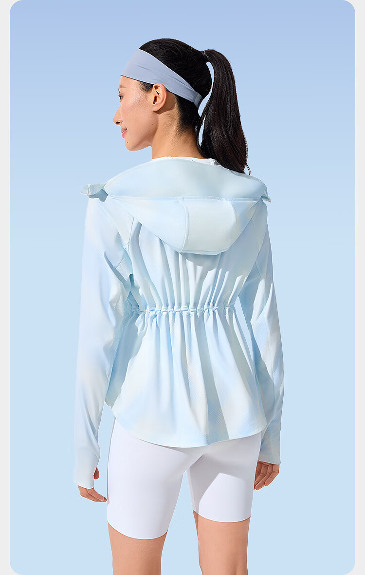 BOSIDENG Summer National Standard Original Yarn Women's Sun Protection Jacket UPF100+ UV Protection Casual Sports Travel Coat 14