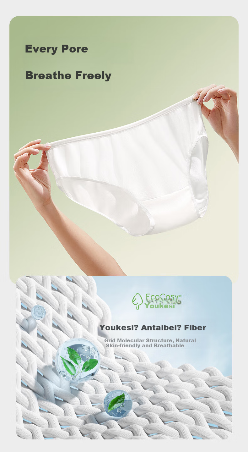 October Crystals Disposable Women's Probiotic Underwear for Travel and Maternity, 16 Pieces XL Size [Sterilized for Safety] 3
