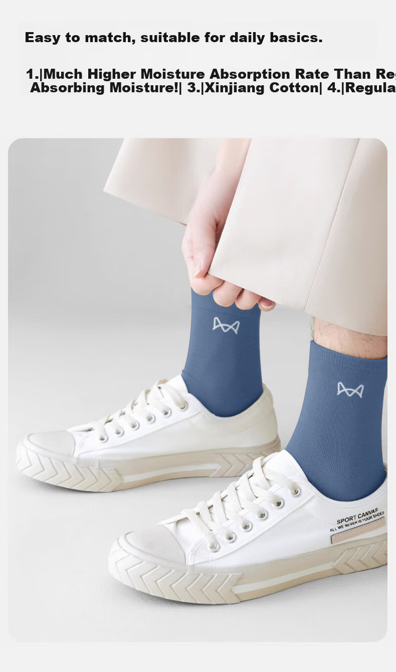 Miiow Disposable Socks Summer Thin Short Socks 2026 New Mesh Breathable 10A Antibacterial Women's 5 Pairs 9