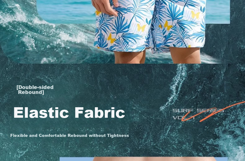 Li-Ning Quick-Dry Beach Shorts for Men, Water-Friendly Swim Trunks, 2026 New Style Men's Anti-Embarrassment Summer Surfing Swimming Shorts, Short Boxer Briefs 11