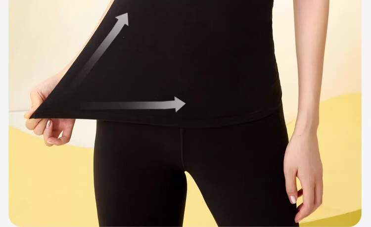 NEIYIN Women's Thermal Vest with Chest Pad Basic Versatile 2025 New Integrated Design Black M 12