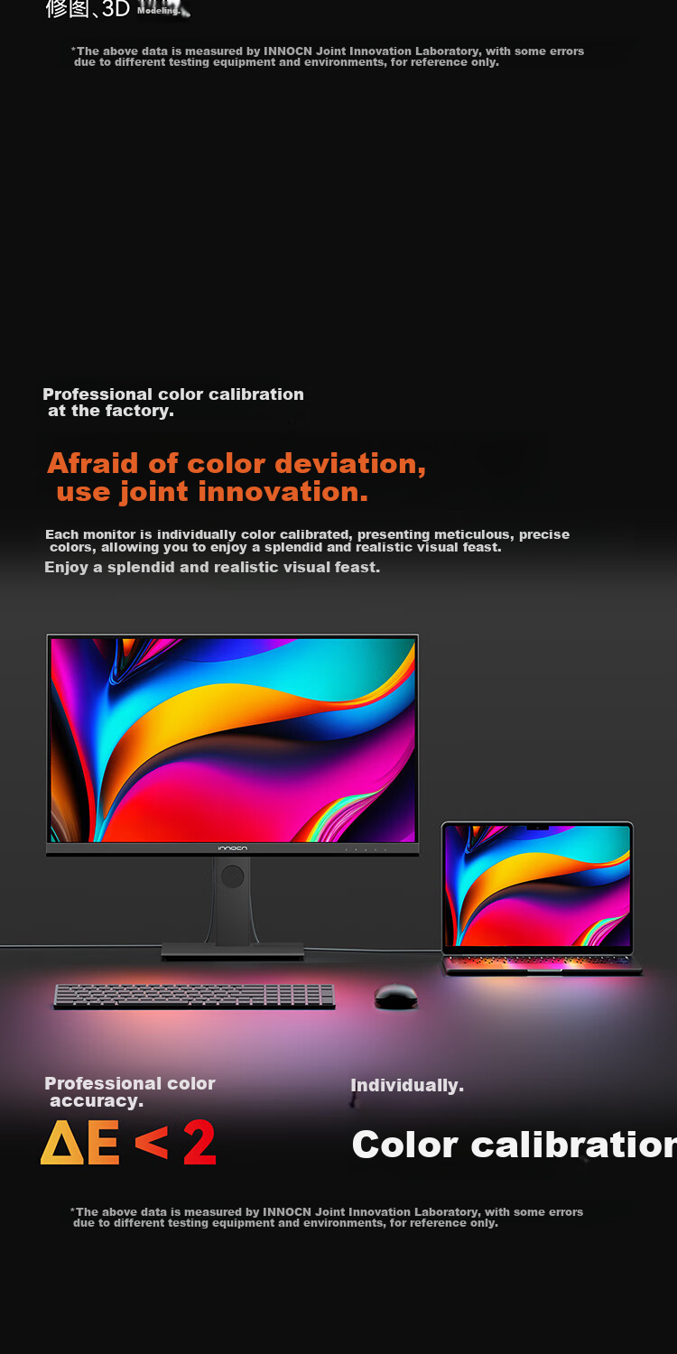 Inno&cn 27-Inch 2K Monitor, 120Hz, Type-C, HDR400 Full-Chain Color Accuracy, Apple Mac Design And Photo Editing Display, Yunshangwu CB27Q1 3