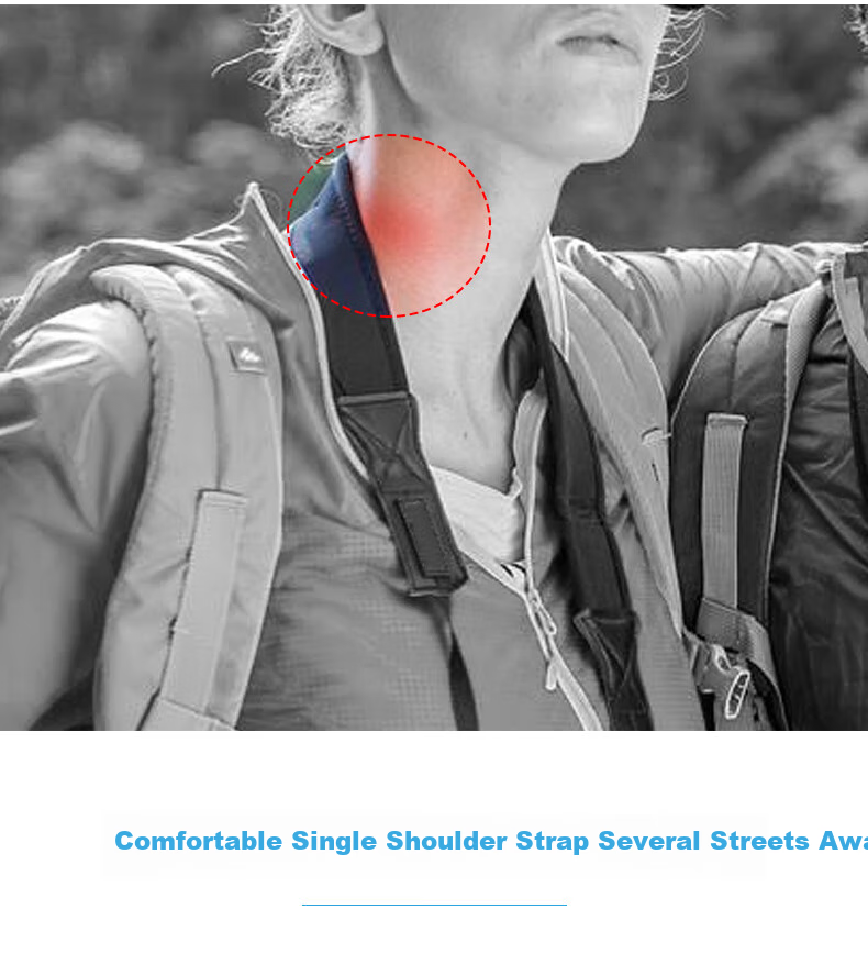 BOSMA X-Shaped Elastic Pressure-Relieving Shoulder Strap, Telescope Shoulder Strap 6