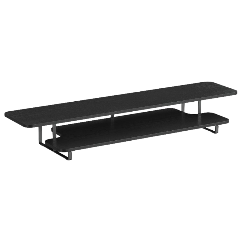 Brateck Beihu Dual-Layer Monitor Riser Stand Desktop Computer Stand Laptop Stand Desktop Base Storage Rack G700 Black