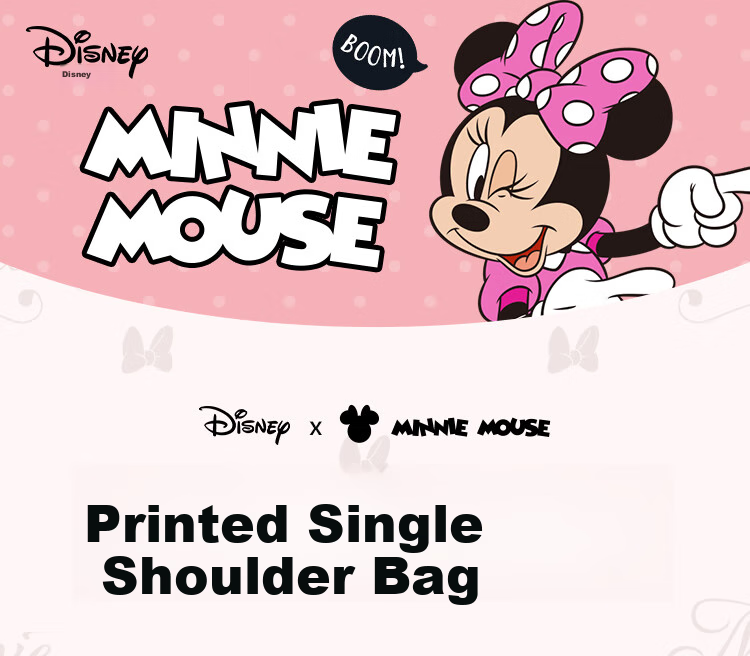 Disney Handbag, Women's Shoulder Crossbody Bag, Minnie Mouse Design, Underarm Bag, Birthday Gift Box Set for Wome 3