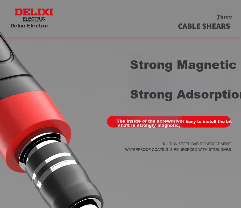 DELIXI ELECTRIC Screwdriver Set, Strong Magnetic Household Multi-Functional Screwdriver Kit, 107 Pieces Set DH-107 11