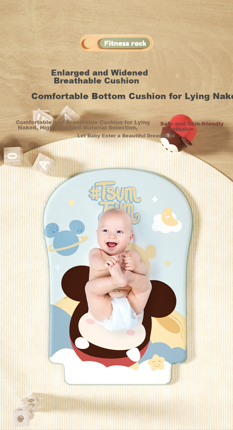 Dishini Baby Toy Gym Gift Box, for 0-1 Year Old Newborns And Infants, Foot Piano, Baby Full Moon Gift, H29 9