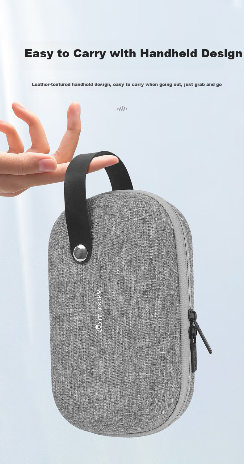DiyiGongfang Digital Storage Bag, Portable Cable, Charger, Earphone Case, Handheld Makeup Bag, USB Drive Case, Portable Hard Drive Accessories, Toiletry Bag, Hard Shell Handheld Storage Bag 2