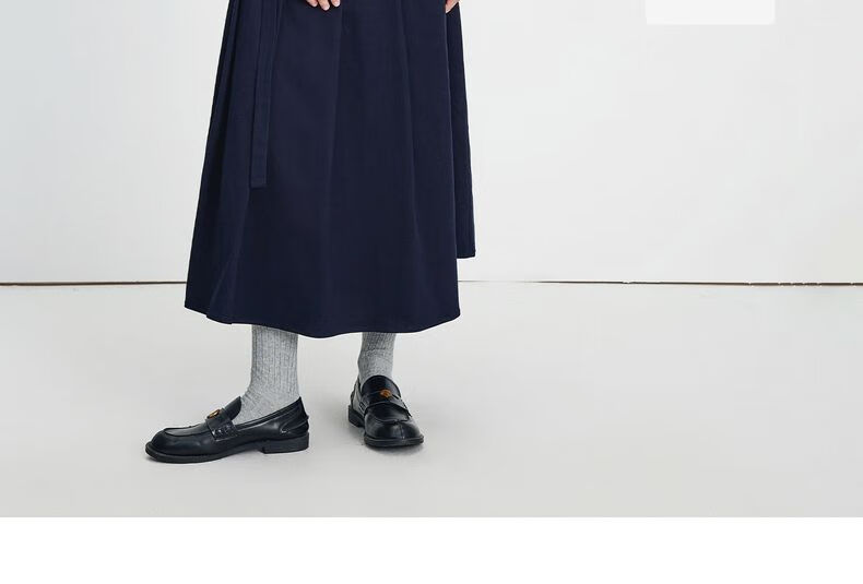 Navikail Italian Small Sailboat Women's 2025 New Belted A-Line Midi Skirt Commuter 2332875507 10