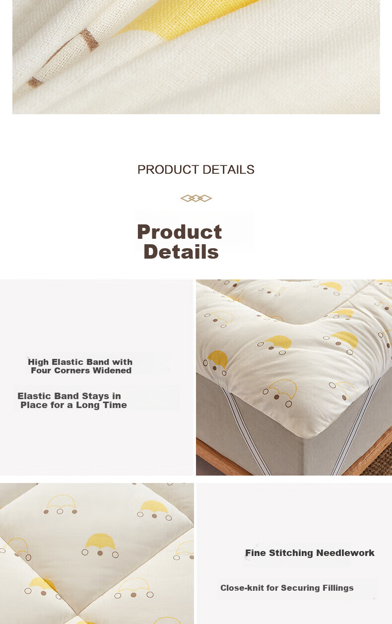 MiiOW Xinjiang Cotton Mattress Pad, Bedding, Home Use Mattress Cover, Student Dormitory, 180x200cm, 6 Ji 11