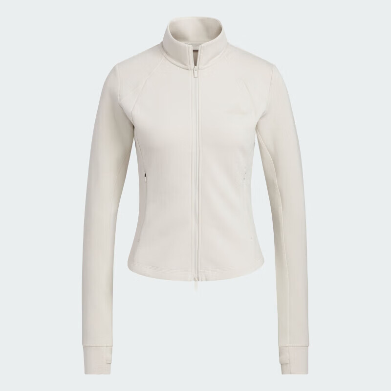 Adidas Women's Sports Style W SLIM KNIT JKT Knit Jacket KF2507 Ochre Brown S