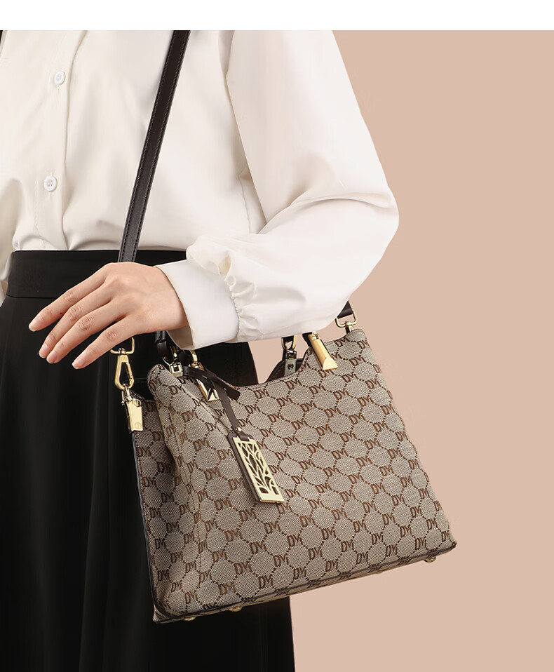 Aiqinghai Handbag, Women's Bag, Shoulder Crossbody Bag, Large Capacity, Commuter Style, Niche Birthday Mother's Day Gift, Practical Present for Mom 1