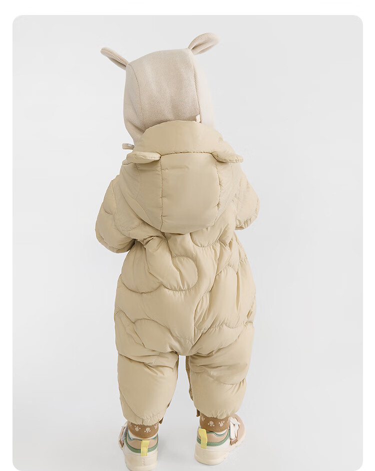 BALABALA Kids Baby Down Jumpsuit Winter Outwear Fashion [Mall Same Style] 200425120202 4