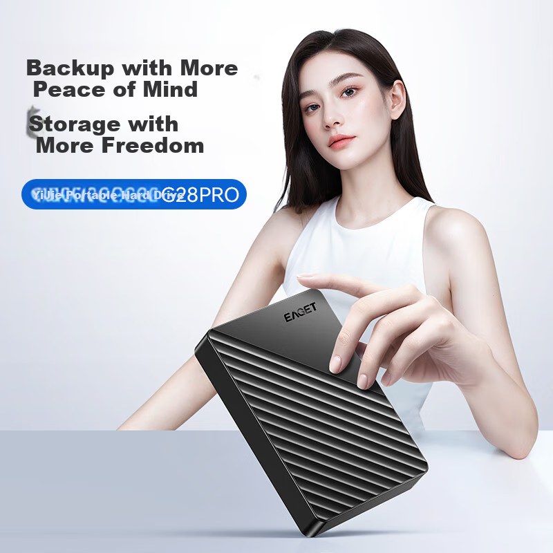 Внешний жесткий диск EAGET G28PRO, 1 ТБ, портативный накопитель данных, USB 3.0