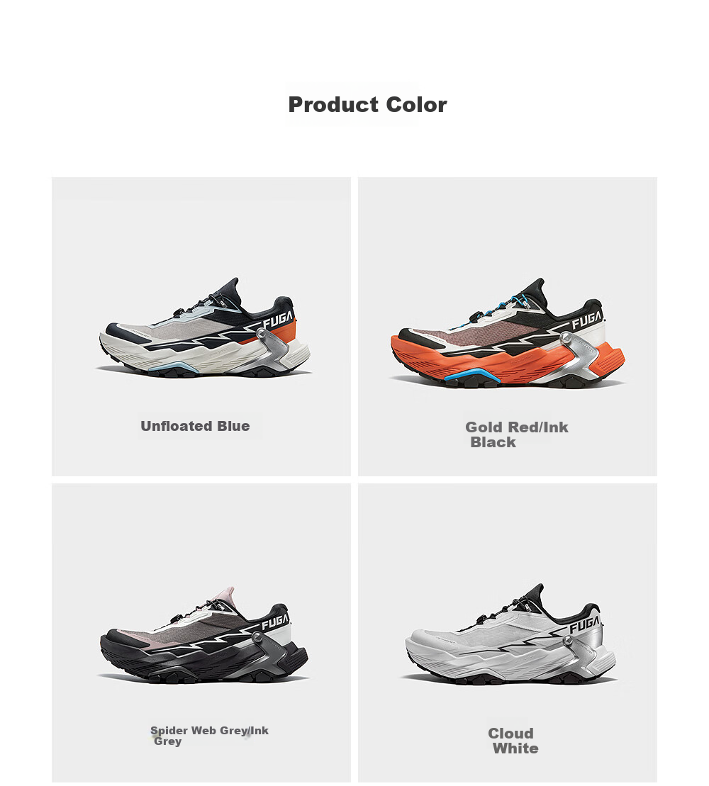 KAILAS FUGA [Xin Zhilei's Choice] DU 2 Big Slope King Kai Le Stone Breathable Shock-Absorbing Low-Top Trail Running Shoes for Wome 13