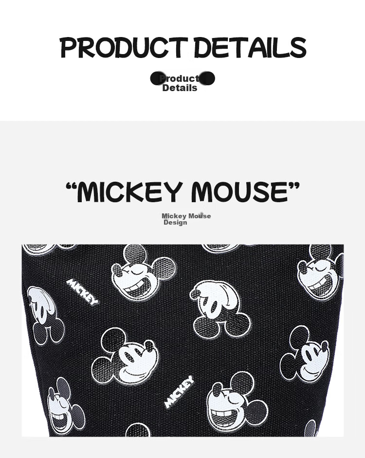 Disney Handbag, Women's Bag, Stitch Denim Canvas Bucket Bag, Cute Girls' Purse, Birthday Gift for Girls 8
