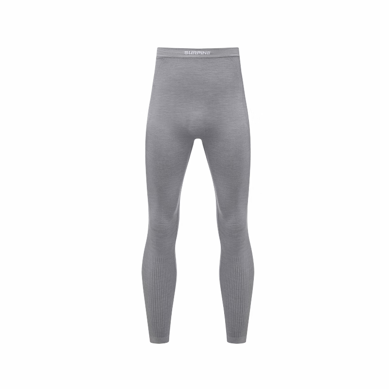 SURPINE 25 Winter New Wing Motion Series Merino Wool Dynamic Thermal Moisture-Wicking Shirt Men Arctic Gray L