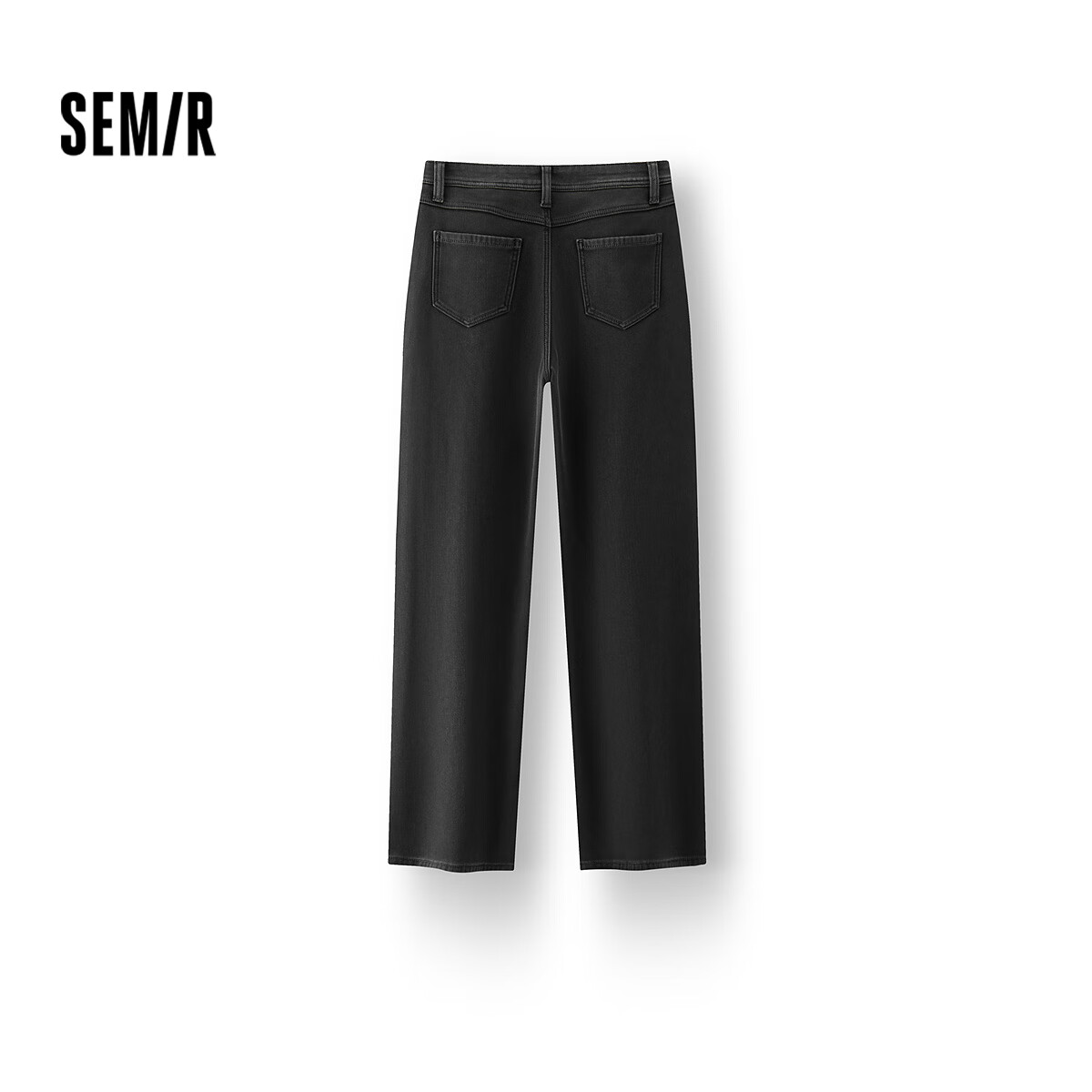 Semir Women's Winter Warm Fleece Lined Stretch Denim Jeans 2025 Hong Kong Style Flared Pants 109725124003