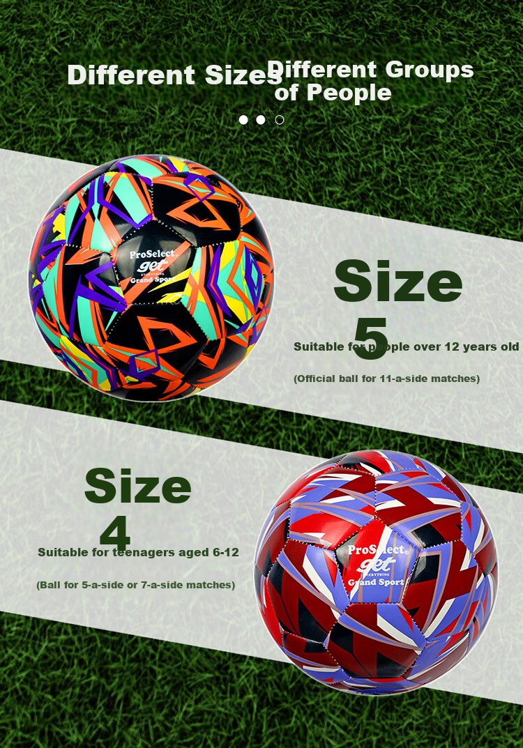 ProSelect No.5 Soccer Ball for Primary And Secondary School Students' Training, Adult Matches, Durable Football GS231M 5