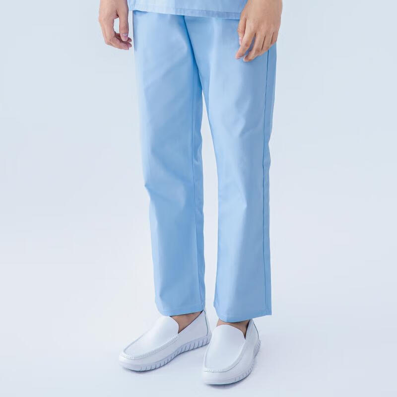 BOLOLANZHI Nurse Pants Elastic Waist Doctor Pants Women White Work Pants Spring Summer Thin Elastic Band Plus Size Nurse Uniform Pink Custom 9