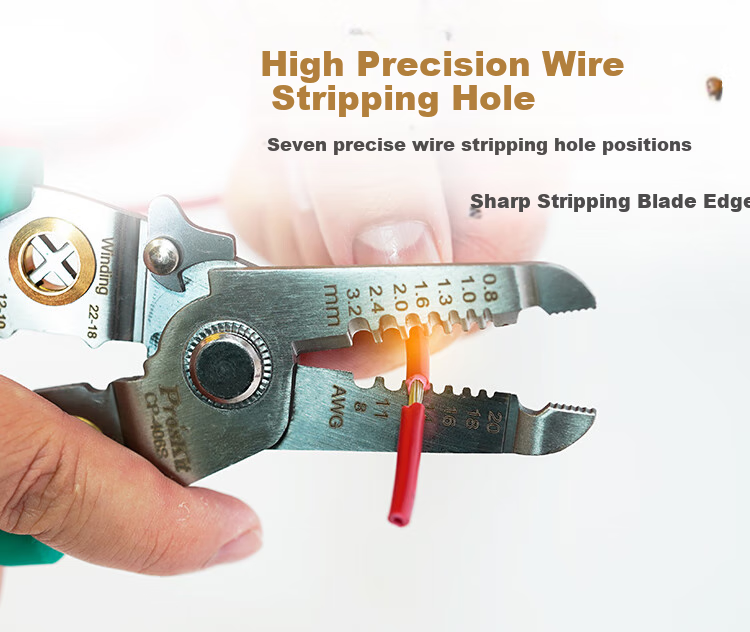 Pro'sKit CP-406S Multifunctional Wire Stripper, Terminal Crimping Pliers 3