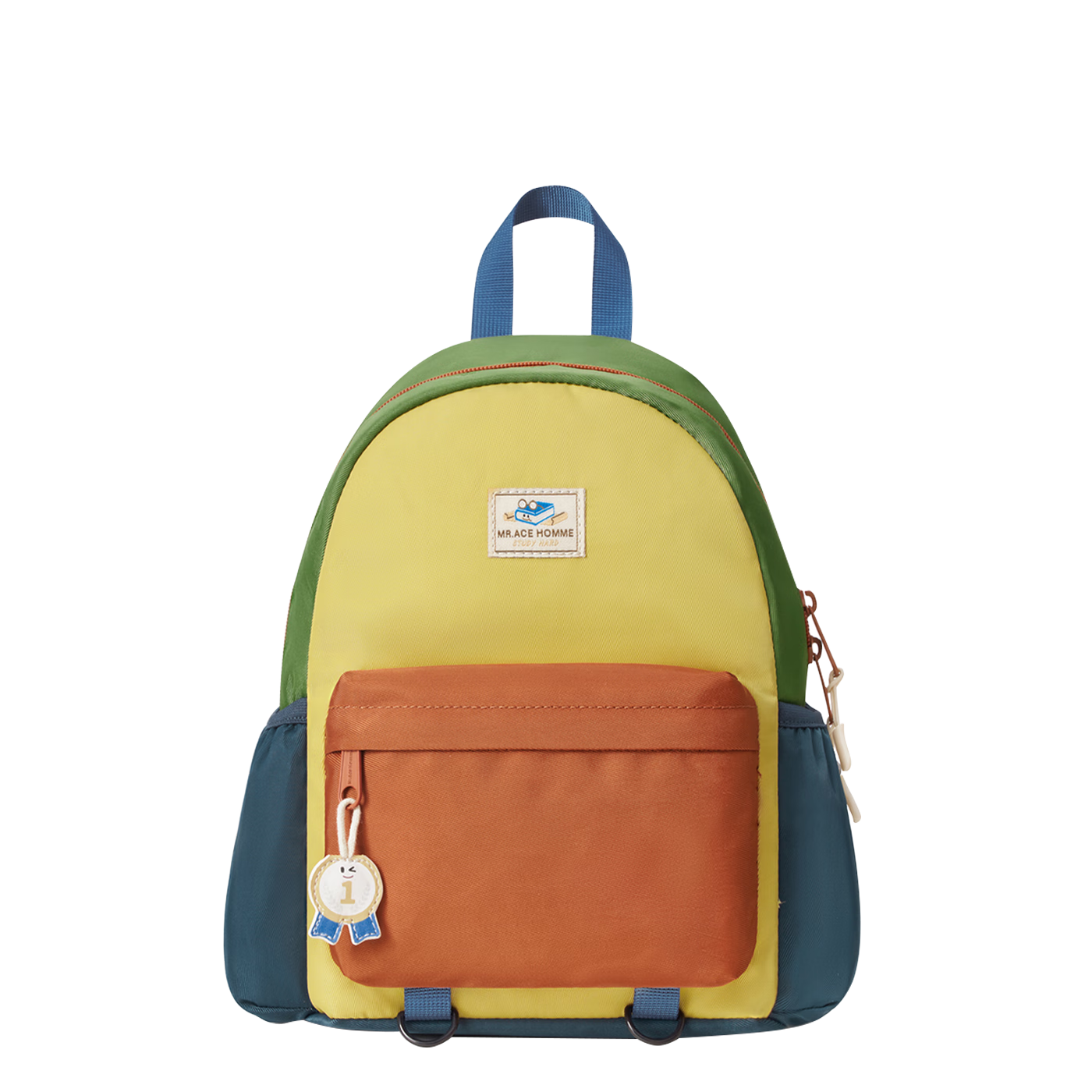 MR.ACE HOMME KIDS Children's Kindergarten Backpack Baby Outdoor Travel Lightweight Water-Resistant School Bag Sweet Hami Melon S Size