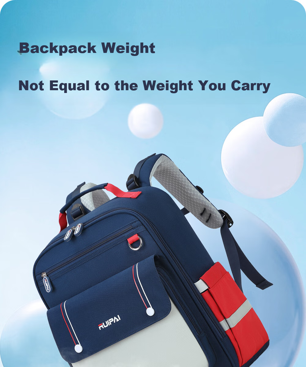RUiPAi Children's Backpack for Primary School Students, Elastic Load-Reducing Spine Protection, Grades 1-3 Girls' Antibacterial Water-Resistant Backpack 11