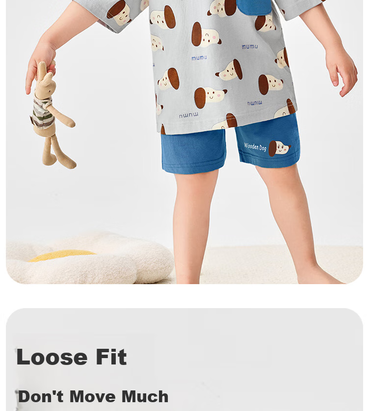 Badibadi Children's Clothing, Summer 2026 New Style, Pure Cotton Baby Short-Sleeve Shorts Set, Lightweight And Breathable, Boys' Clothes 6