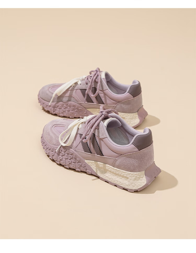 ZHR Women's Summer Mesh Breathable Casual Shoes Lightweight Versatile KS129E Taro Purple Size 37 20