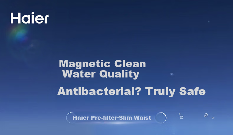 Haier Pre-Filter, Peilin Self-Cleaning Series, Five-Turbo Automatic Backwash Titanium Gold Filter, 15T High Flow Rate, Household Tap Water Whole House Water Purifier, HQZ50-XFAZ12 4