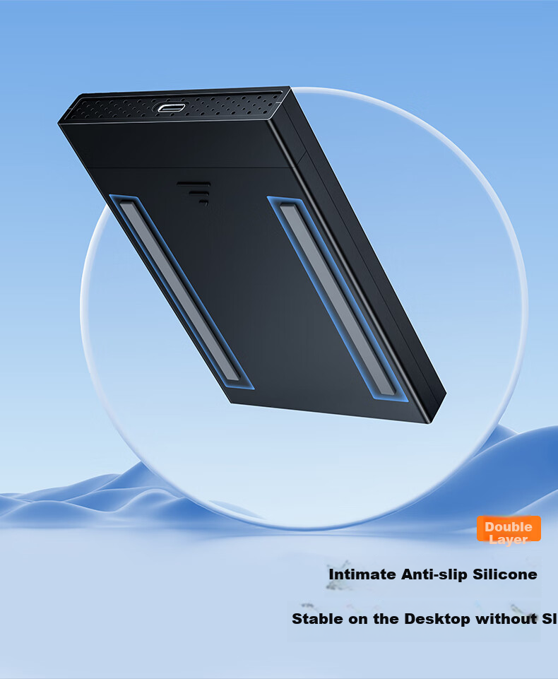Mihu External Hard Drive Enclosure USB3.2 Compatible with 2.5-Inch SATA SSD And HDD, for Laptop And Desktop Computers Z2C6 11