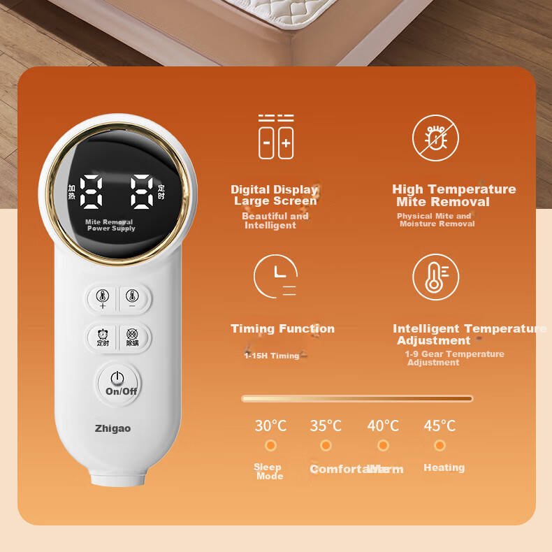 CHIGO [Dehumidifying And Mite-Removing] Single-Person 3C Certified Water Heating Electric Blanket for Kang Bed, Electric Mattress Pad, 1.8x0.9 Meters, Dormitory Use 21