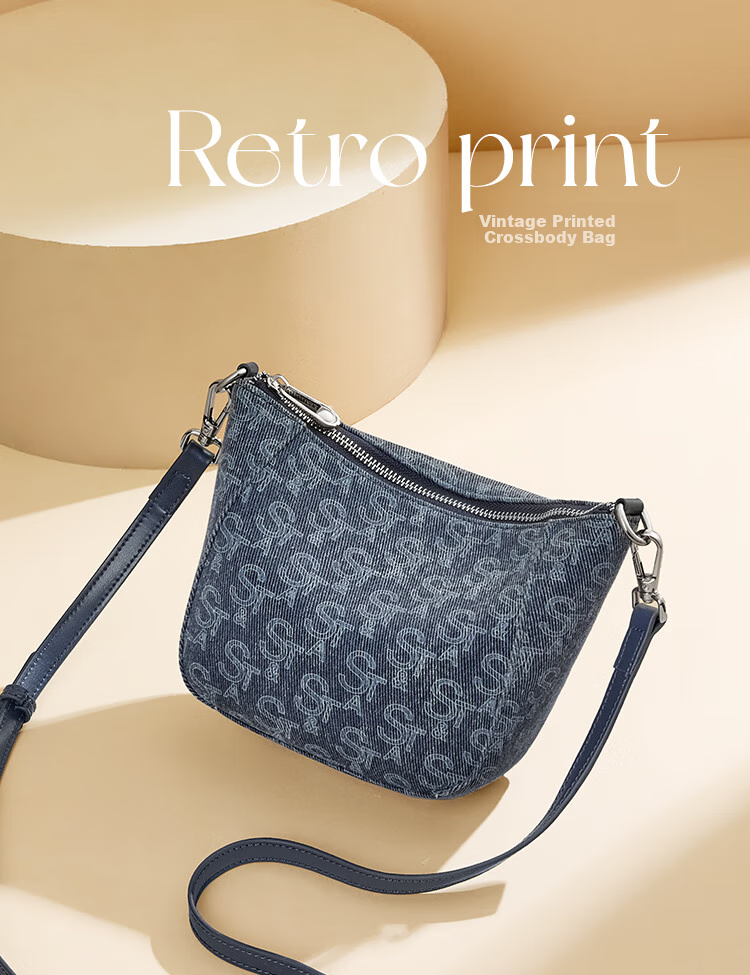 St&Sat Women's Handbag, 2026 New Vintage Crossbody Bag, Versatile Dumpling Bag, Shoulder Phone Bag, Birthday Gift for Girlfriend 1