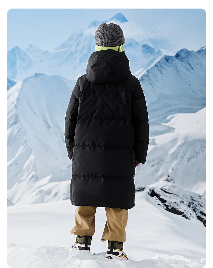 BALABALA Balaone Kids Down Jacket Long Thick Warm Coat for Boys and Girls 2025 Off-Season 208425107209 4