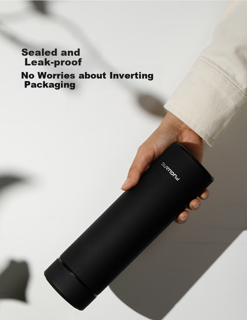Fuguang Insulated Mug, 304 Stainless Steel Tea Cup, Vacuum Business Cup, Cold-Keeping Cup for Men And Women, Straight Water Bottle, Jingdong Limited Editio 5