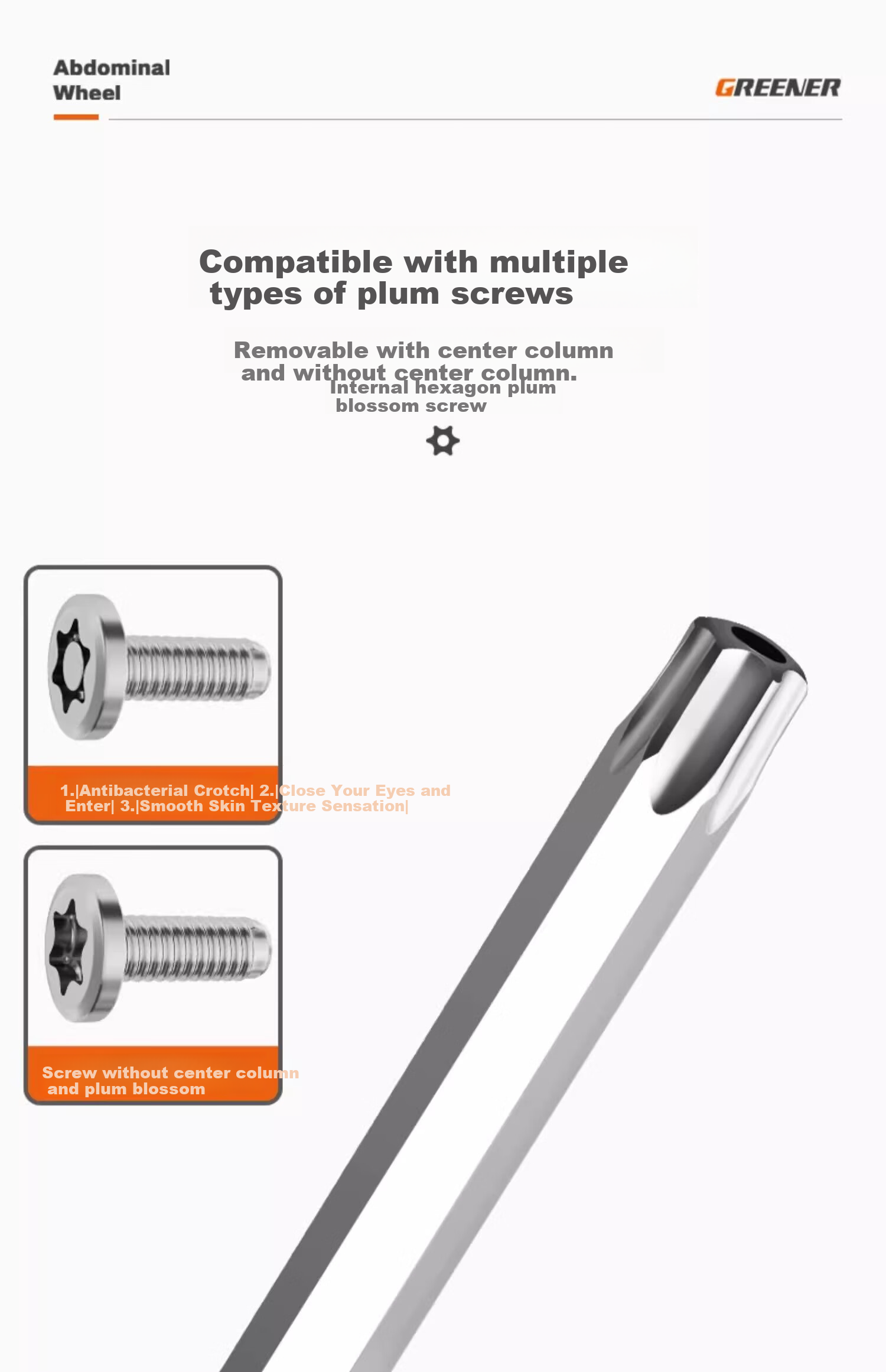 GREENER Plum Blossom Screwdriver Bit Set with Strong Magnet for Home Use, Electric Screwdriver, Impact Wrench, Electric Drill, Hexagonal Shank Set 10