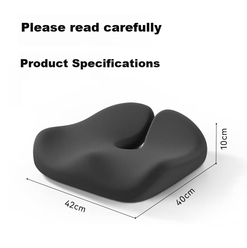 Mixiaoshu Chair Cushion, Office Seat Comfort Aid, Memory Foam, All-Season Buttock Pad, Chair Seat Cushion, Butt Pad 13