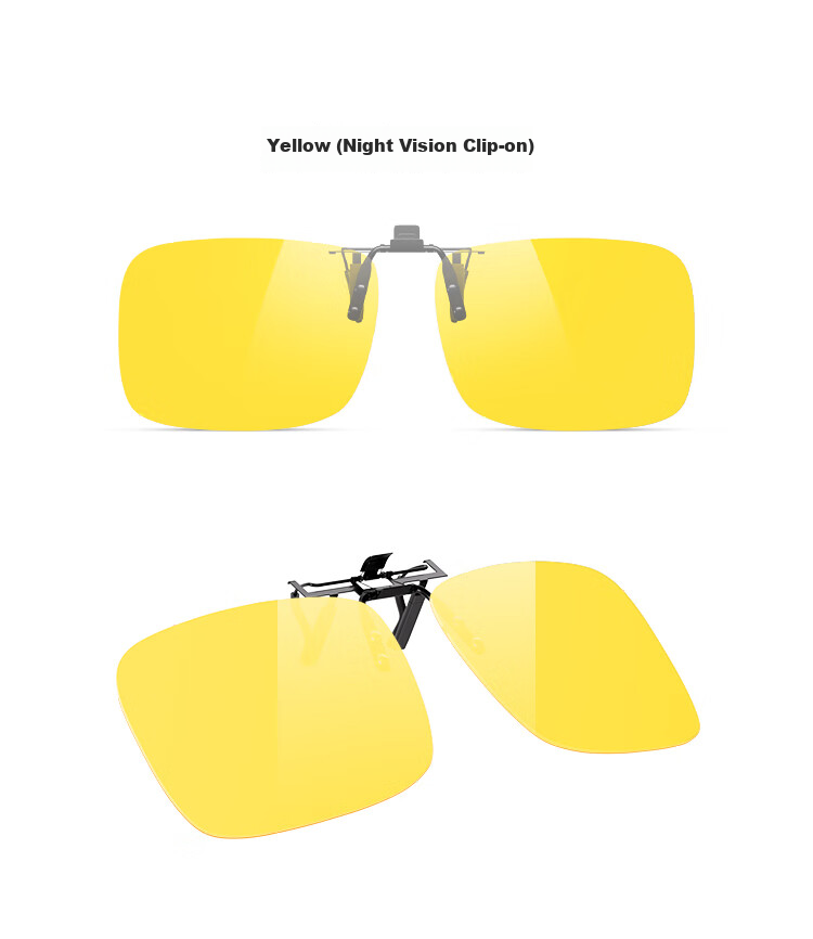 HLA Polarized Clip-On Sunglasses for Men and Women, Driving Clip-On Sunglasses for Prescription Glasses 15