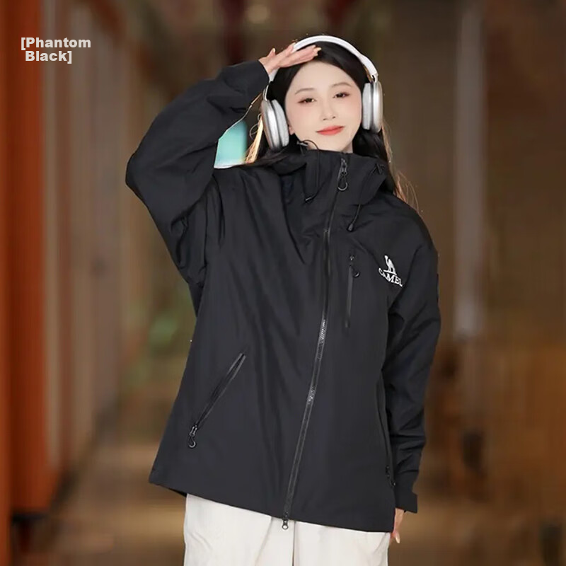CAMEL Extreme Adventurer 3-in-1 Waterproof Windproof Mountaineering Jacket for Men and Women B007 S