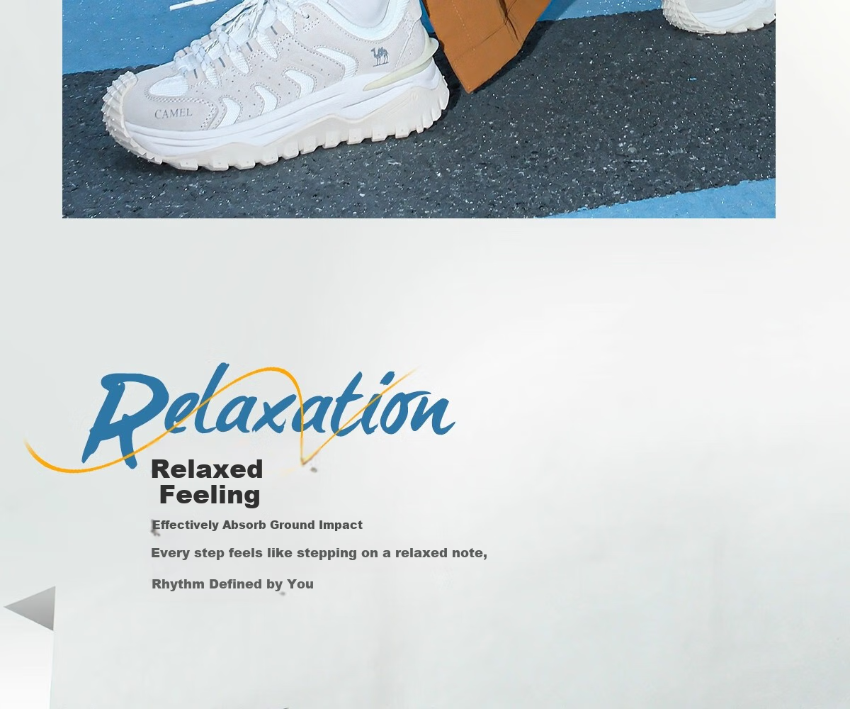 CAMEL Outdoor Hiking Shoes for Men, 2025 Autumn New Model, Durable Trekking Shoes, Versatile Sports Casual Shoes 7011 4