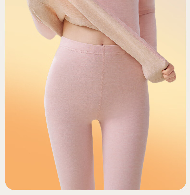 MiiOW Thermal Cashmere Silk Underwear Set Autumn Winter Thickened High Neck High Waist 2025 New Style 18