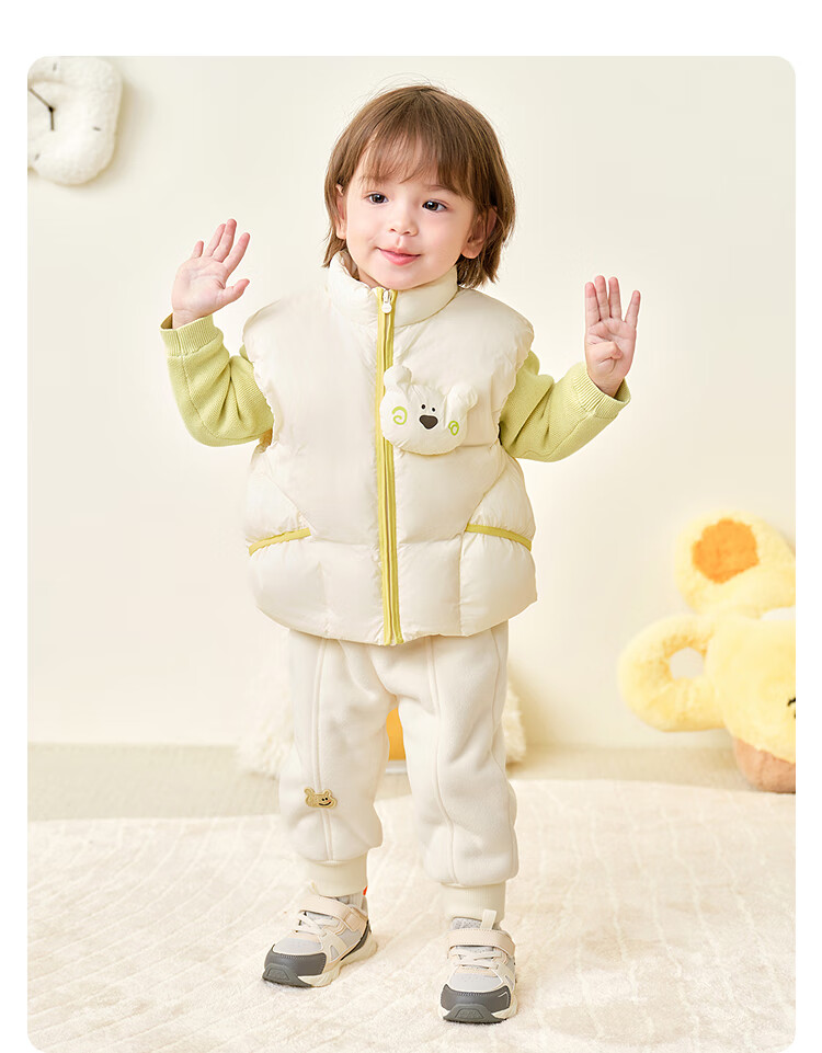 BALABALA Children's down Vest, Girls And Boys Outerwear, New Autumn And Winter Clothing, Baby Warm down Jacket 15