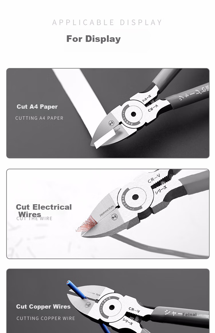 GREENER Diagonal Cutting Pliers, 5-Inch Model, Wire Cutters for Home And Electrical Use, Side-Cutting Pliers, Diagonal Pliers, Wire Snips 6
