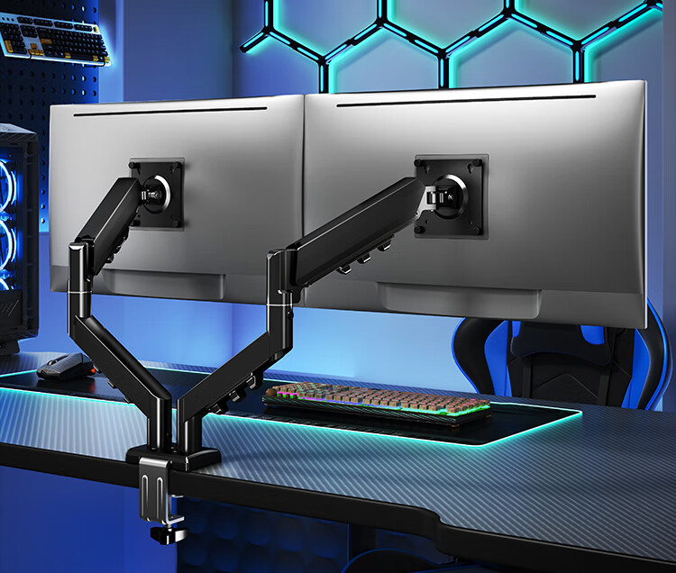Youshi Dual Monitor Stand Arm Mechanical Arm Display Screen Bracket Computer Stand CX04-02 1